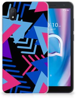 B2Ctelecom Smartphone hoesje Alcatel 1B (2020) TPU Case Funky Triangle