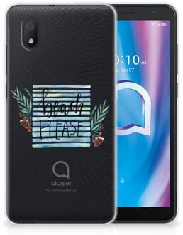 B2Ctelecom Smartphone hoesje Alcatel 1B (2020) TPU Case Transparant Boho Beach