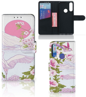 B2Ctelecom Smartphone Hoesje Alcatel 1S 2020 Book Style Case Bird Standing