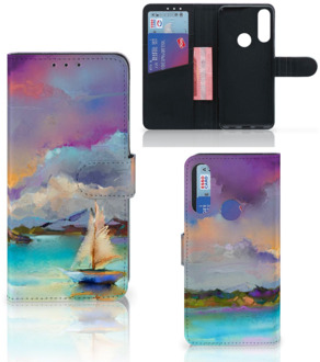 B2Ctelecom Smartphone Hoesje Alcatel 1S 2020 Case ontwerpen Boat