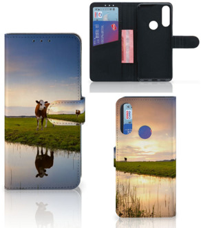 B2Ctelecom Smartphone Hoesje Alcatel 1S 2020 Flip Case Koe