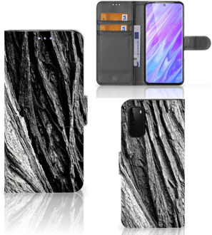 B2Ctelecom Smartphone Hoesje Alcatel Samsung Galaxy S20 Book Style Case Boomschors Grijs