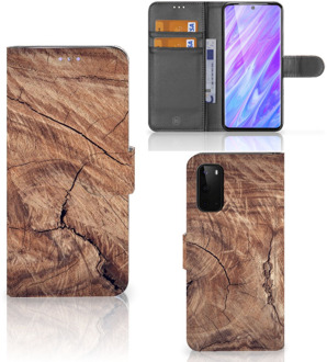 B2Ctelecom Smartphone Hoesje Alcatel Samsung Galaxy S20 Book Style Case Tree Trunk