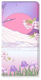 B2Ctelecom Smartphone Hoesje Cadeautjes voor Vrouwen Samsung Galaxy S20 FE Book Style Case Bird Flying