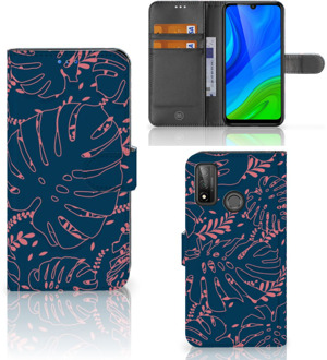 B2Ctelecom Smartphone Hoesje Huawei P Smart 2020 Bookcase Palm Leaves