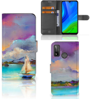 B2Ctelecom Smartphone Hoesje Huawei P Smart 2020 Case ontwerpen Boat