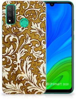 B2Ctelecom Smartphone hoesje Huawei P Smart 2020 Hoesje maken Barok Goud