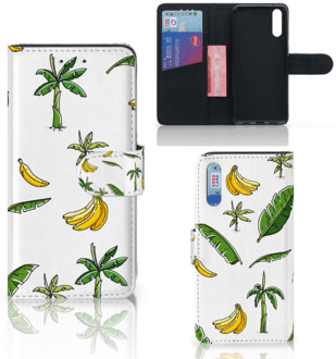 B2Ctelecom Smartphone Hoesje Huawei P20 Book Case Design Banana Tree