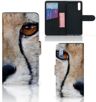 B2Ctelecom Smartphone Hoesje Huawei P20 Book Case Design Cheetah