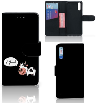 B2Ctelecom Smartphone Hoesje Huawei P20 Book Case Design Cow