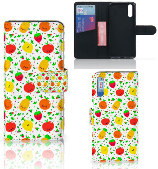 B2Ctelecom Smartphone Hoesje Huawei P20 Book Case Design Fruits