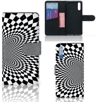 B2Ctelecom Smartphone Hoesje Huawei P20 Book Case Design Illusie