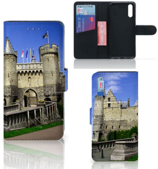 B2Ctelecom Smartphone Hoesje Huawei P20 Book Case Design Kasteel