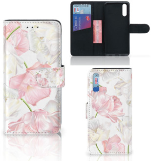 B2Ctelecom Smartphone Hoesje Huawei P20 Book Case Design Lovely Flowers