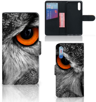 B2Ctelecom Smartphone Hoesje Huawei P20 Book Case Design Uil