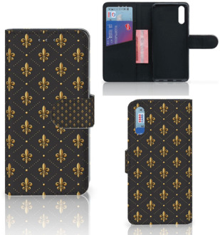 B2Ctelecom Smartphone Hoesje Huawei P20 Wallet Book Case Franse Lelie