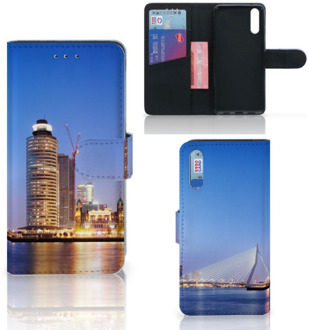 B2Ctelecom Smartphone Hoesje Huawei P20 Wallet Book Case Rotterdam