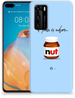 B2Ctelecom Smartphone hoesje Huawei P40 Leuk Hoesje Nut Home