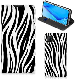 B2Ctelecom Smartphone Hoesje Huawei P40 Lite Beschermhoesje Zebra