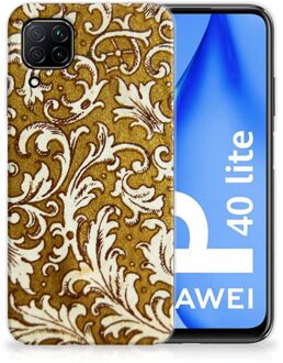 B2Ctelecom Smartphone hoesje Huawei P40 Lite Hoesje maken Barok Goud