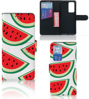 B2Ctelecom Smartphone Hoesje Huawei P40 Pro Hoesje ontwerpen Originele Cadeaus Watermelons