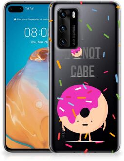 B2Ctelecom Smartphone hoesje Huawei P40 Silicone Case Donut