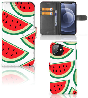 B2Ctelecom Smartphone Hoesje iPhone 12 | 12 Pro (6.1") Foto Hoesje ontwerpen Originele Cadeaus Watermelons