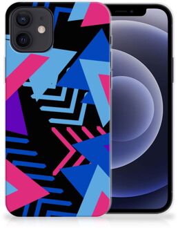 B2Ctelecom Smartphone hoesje iPhone 12 | 12 Pro (6.1") TPU Case Funky Triangle