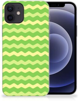 B2Ctelecom Smartphone hoesje iPhone 12 | 12 Pro (6.1") TPU Case Waves Green