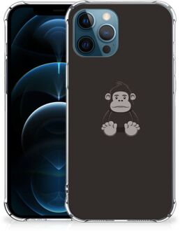 B2Ctelecom Smartphone hoesje iPhone 12 | 12 Pro Hoesje Bumper met transparante rand Gorilla