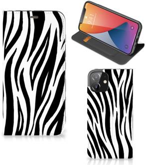 B2Ctelecom Smartphone Hoesje iPhone 12 | iPhone 12 Pro Beschermhoesje Zebra