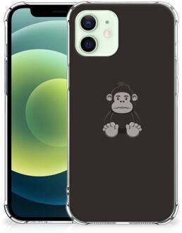 B2Ctelecom Smartphone hoesje iPhone 12 Mini Hoesje Bumper met transparante rand Gorilla