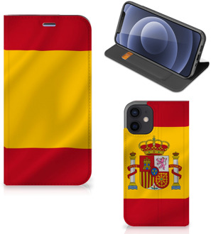 B2Ctelecom Smartphone Hoesje iPhone 12 Mini Mobiel Hoesje Spaanse Vlag