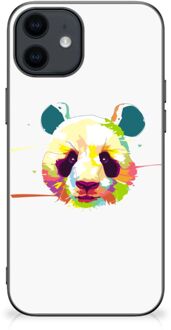 B2Ctelecom Smartphone Hoesje iPhone 12 Pro | 12 (6.1") Back Case TPU Siliconen Hoesje met Zwarte rand Panda Color