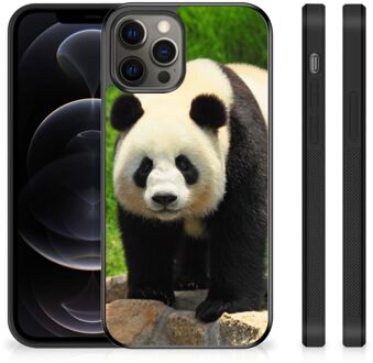 B2Ctelecom Smartphone Hoesje iPhone 12 Pro Max Bumper Hoesje met Zwarte rand Panda