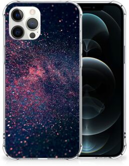 B2Ctelecom Smartphone hoesje iPhone 12 Pro Max Mobiel Case met transparante rand Stars