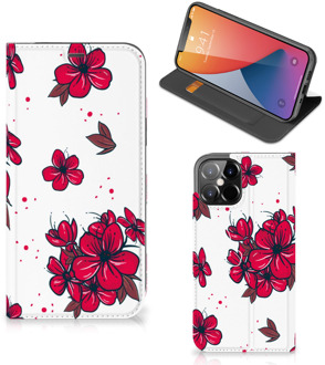 B2Ctelecom Smartphone Hoesje iPhone 12 Pro Max Mobiel Cover Blossom Red