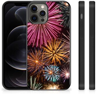 B2Ctelecom Smartphone Hoesje iPhone 12 Pro Max Smartphonehoesje met Zwarte rand Vuurwerk