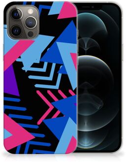 B2Ctelecom Smartphone hoesje iPhone 12 Pro Max TPU Case Funky Triangle