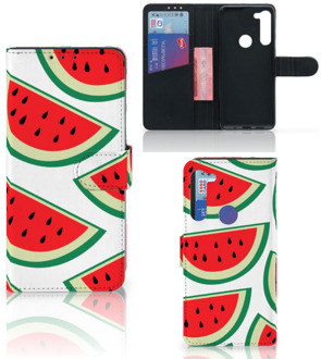 B2Ctelecom Smartphone Hoesje Motorola G8 Power Foto Hoesje ontwerpen Originele Cadeaus Watermelons