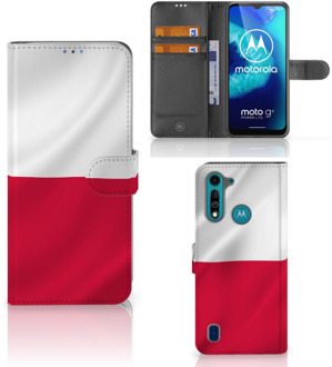 B2Ctelecom Smartphone Hoesje Motorola G8 Power Lite Bookcase Polen