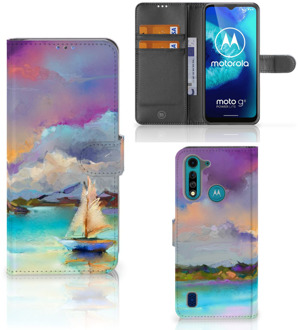 B2Ctelecom Smartphone Hoesje Motorola G8 Power Lite Case ontwerpen Boat