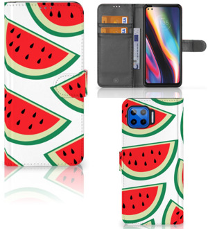 B2Ctelecom Smartphone Hoesje Motorola Moto G 5G Plus Foto Hoesje ontwerpen Originele Cadeaus Watermelons