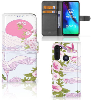 B2Ctelecom Smartphone Hoesje Motorola Moto G Pro Book Style Case Bird Standing