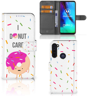 B2Ctelecom Smartphone Hoesje Motorola Moto G Pro Bookcase met Quotes Donut Cadeautjes voor Meisjes