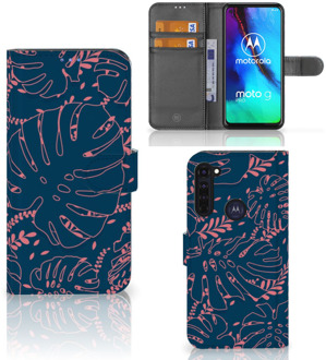 B2Ctelecom Smartphone Hoesje Motorola Moto G Pro Bookcase Palm Leaves