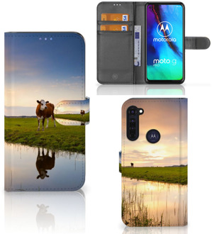 B2Ctelecom Smartphone Hoesje Motorola Moto G Pro Flip Case Koe