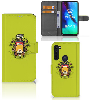 B2Ctelecom Smartphone Hoesje Motorola Moto G Pro Flipcover Doggy Biscuit