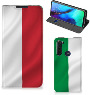 B2Ctelecom Smartphone Hoesje Motorola Moto G Pro Leuk Bookcase Italiaanse Vlag