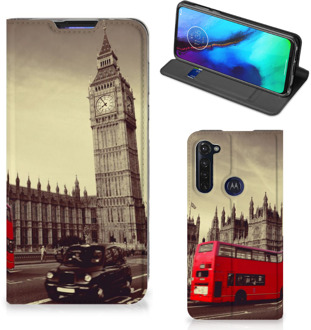 B2Ctelecom Smartphone Hoesje Motorola Moto G Pro Mobiel Bookcase Londen